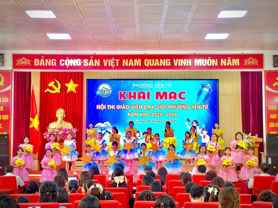 Phường Yên Tử khai mạc Hội thi giáo viên dạy giỏi cấp phường năm học 2025-2026