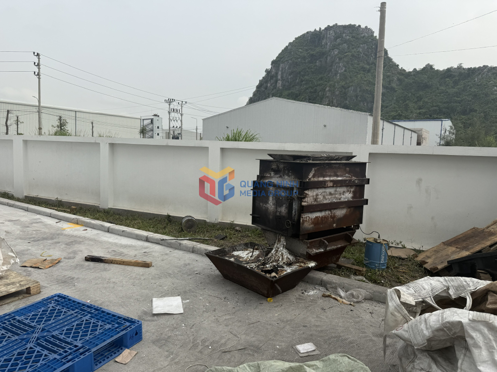 Xử lý vi phạm môi trường đối với một doanh nghiệp tại địa bàn phường Yên Tử
