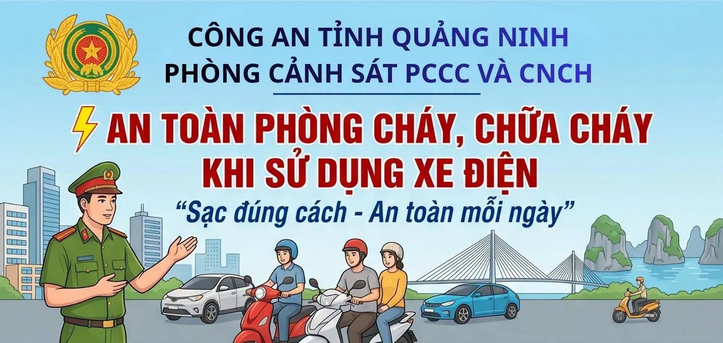 HƯỚNG DẪN AN TOÀN PHÒNG CHÁY, CHỮA CHÁY KHI SỬ DỤNG XE ĐIỆN