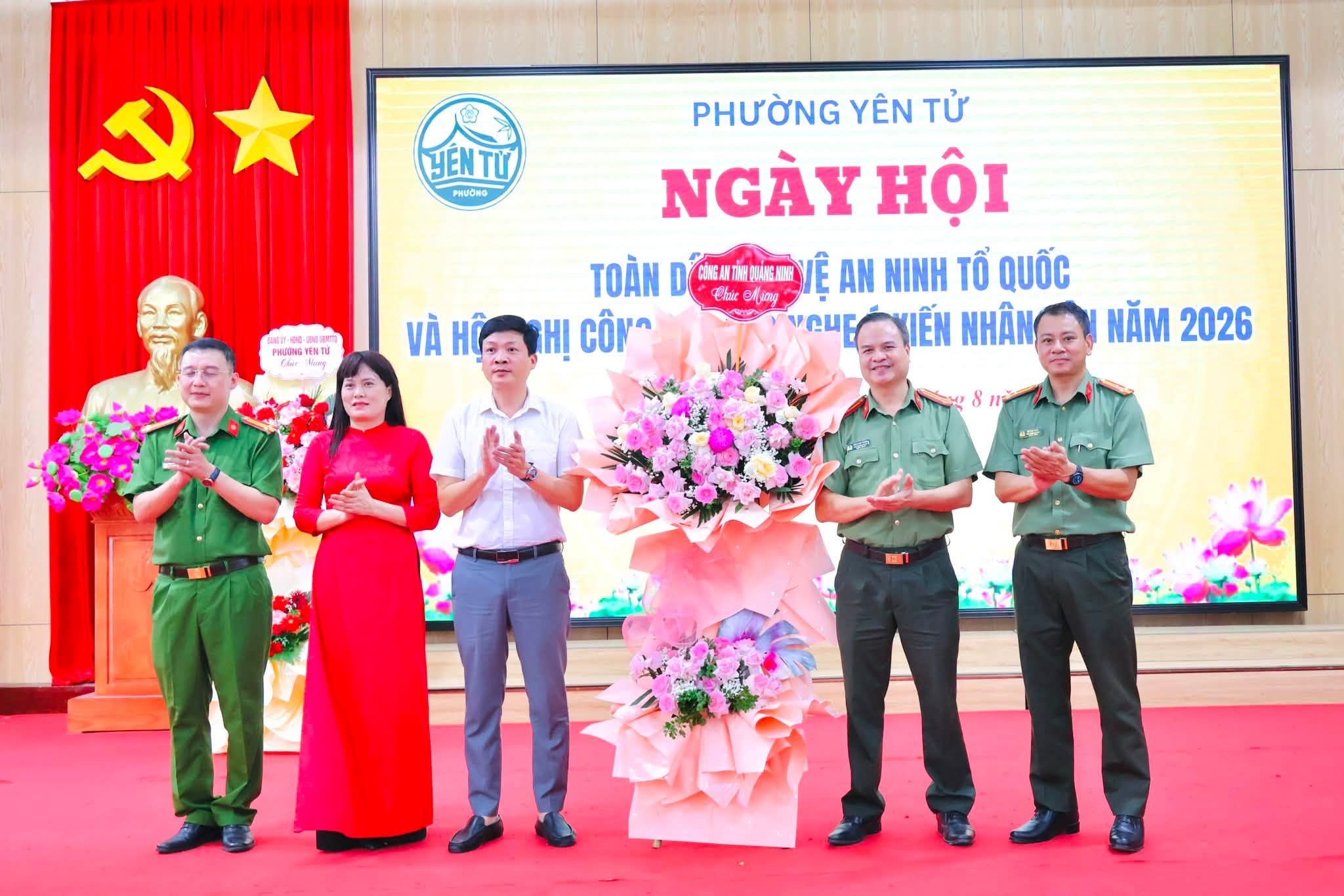 PHƯỜNG YÊN TỬ TỔ CHỨC NGÀY HỘI TOÀN DÂN BẢO VỆ AN NINH TỔ QUỐC VÀ HỘI NGHỊ CÔNG AN LẮNG NGHE Ý KIẾN NHÂN DÂN NĂM 2026